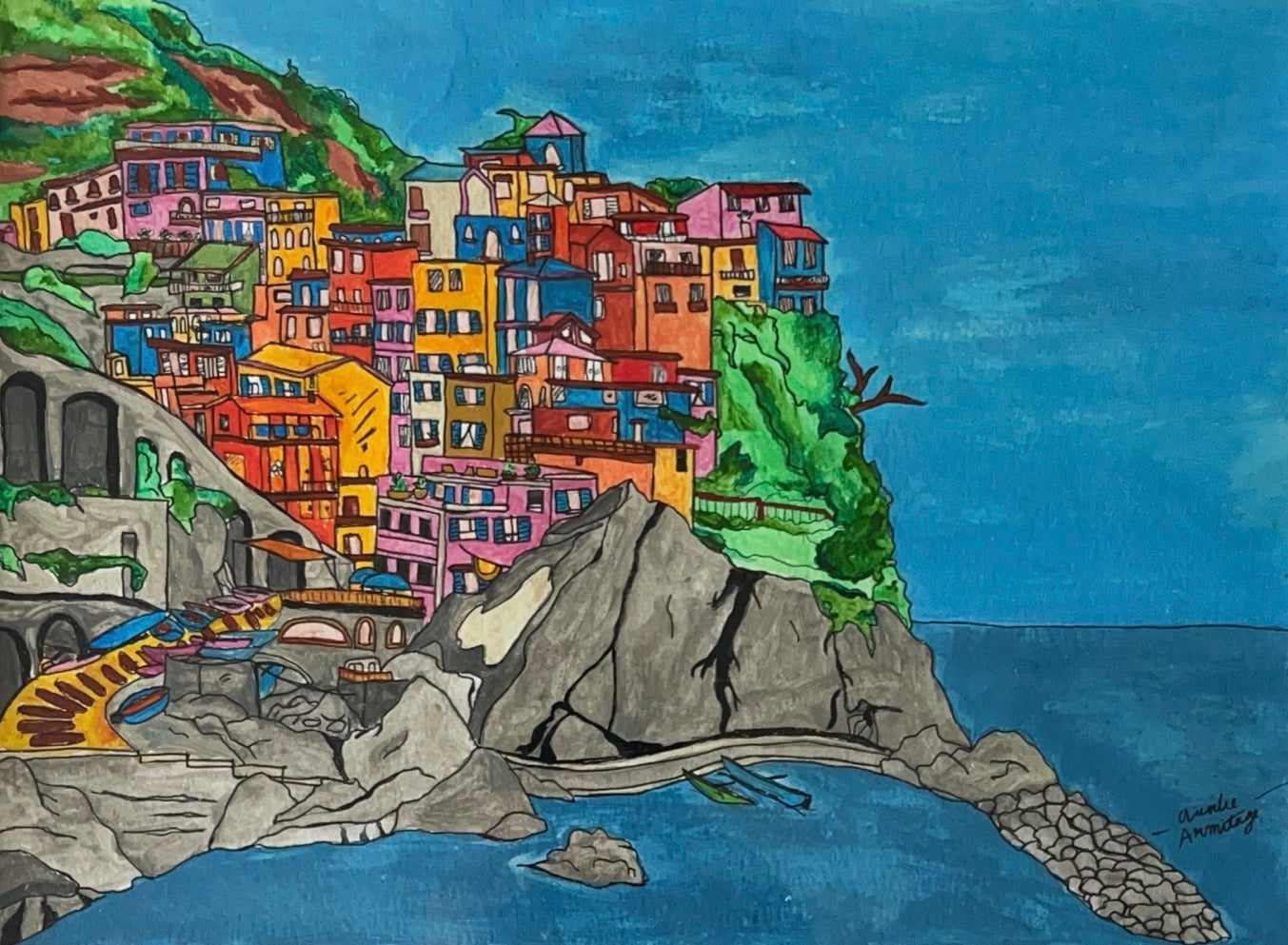 Amalfi in Color - Fine Art Print