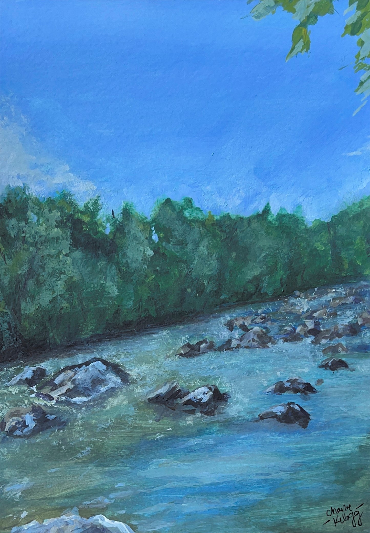 Blue Sky Over the Haw - Fine Art Print