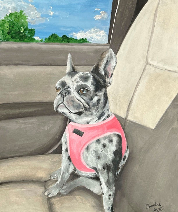 Georgie: Frenchton Portrait - Fine Art Print