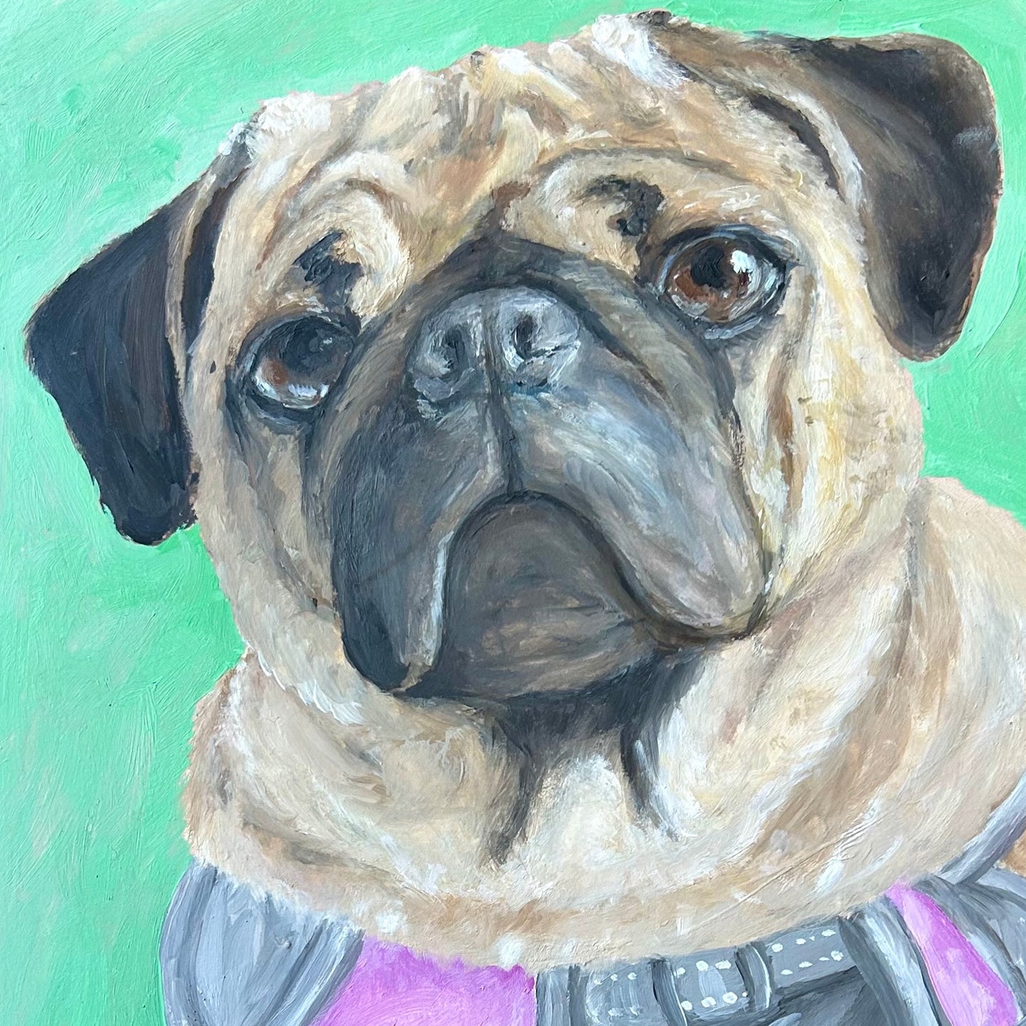 Lilo: Pug Portrait - Fine Art Print