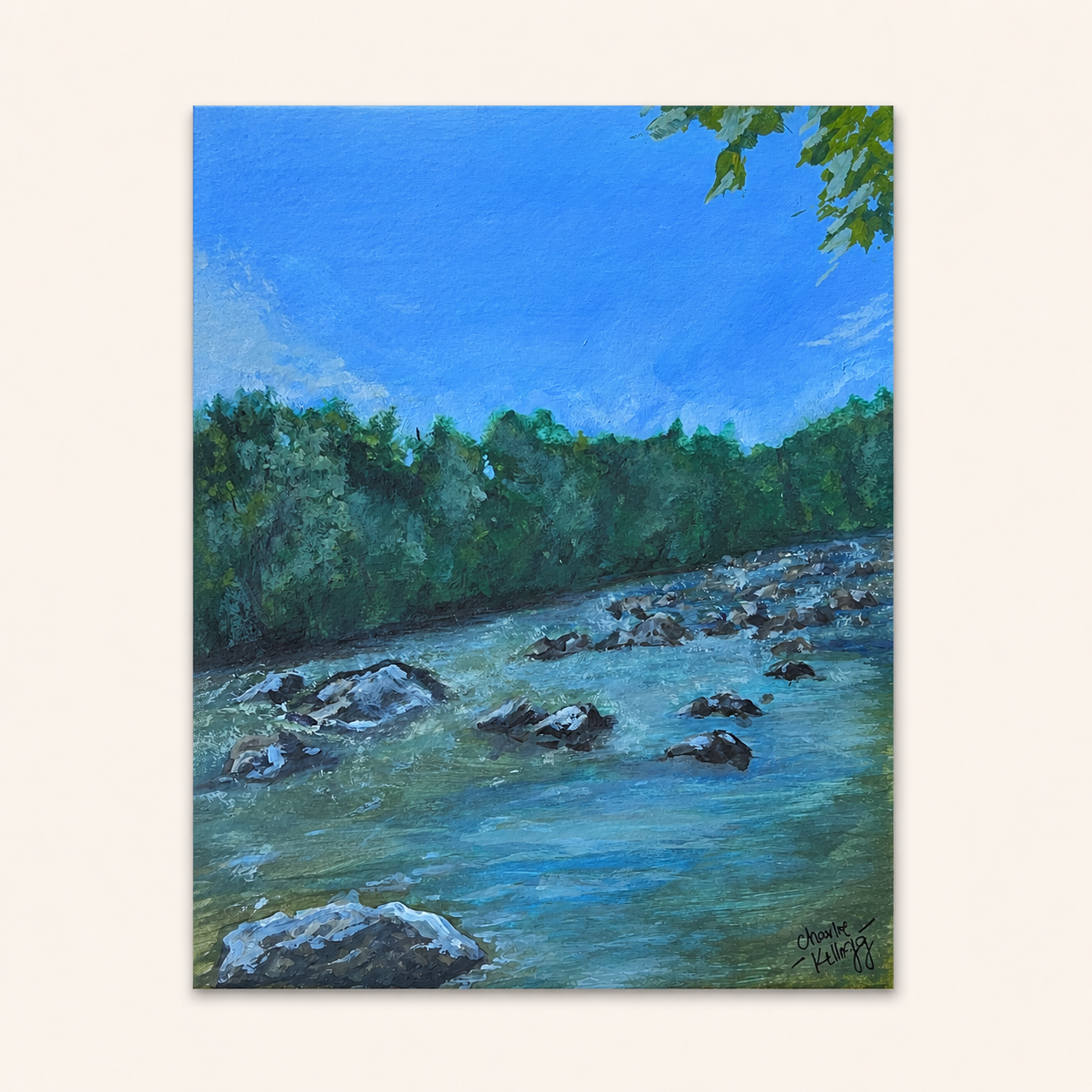 Blue Sky Over the Haw - Fine Art Print