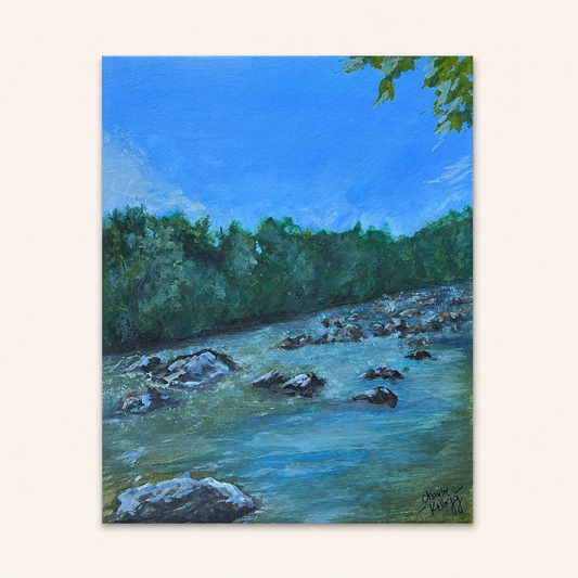 Blue Sky Over the Haw - Fine Art Print