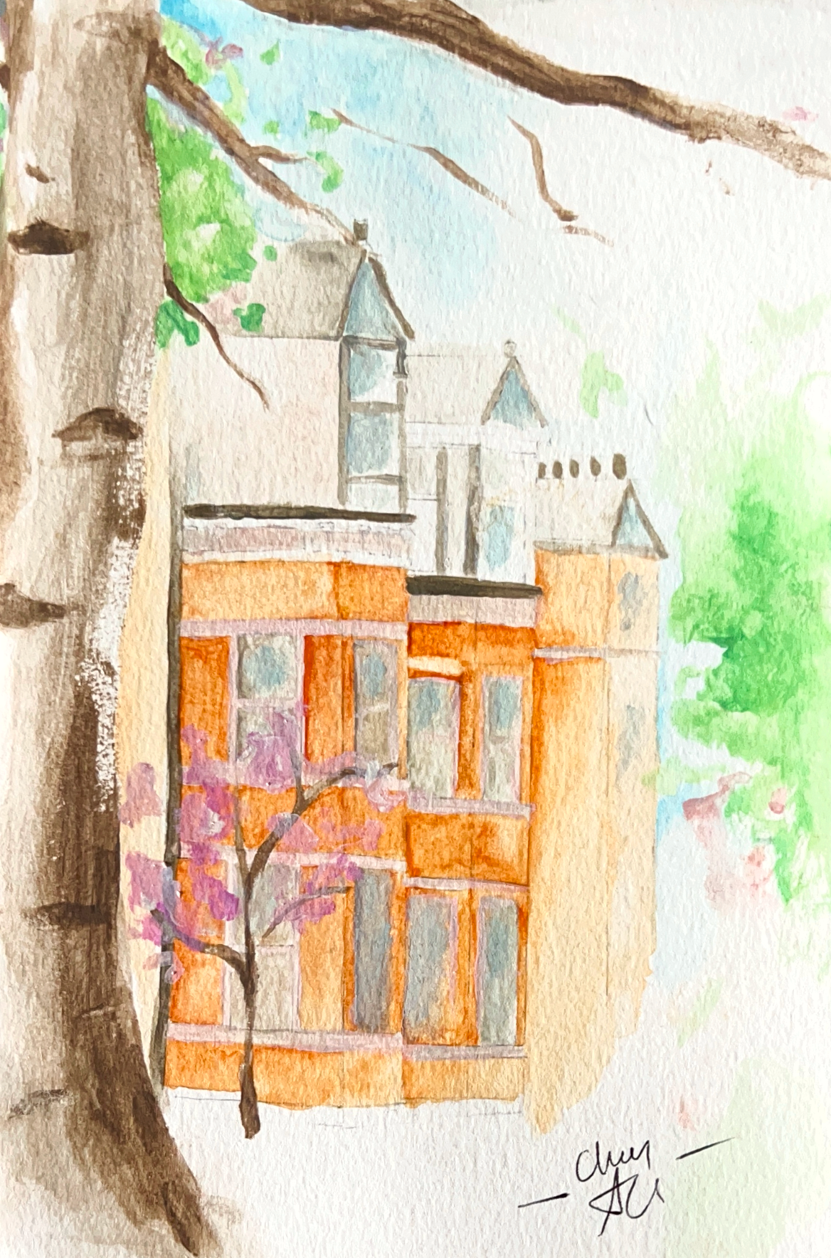 Boston Brownstones - Fine Art Print