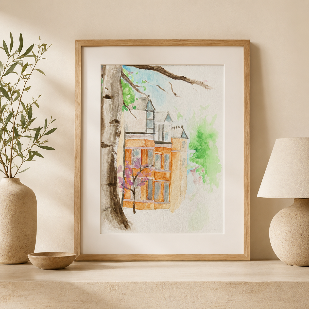 Boston Brownstones - Fine Art Print
