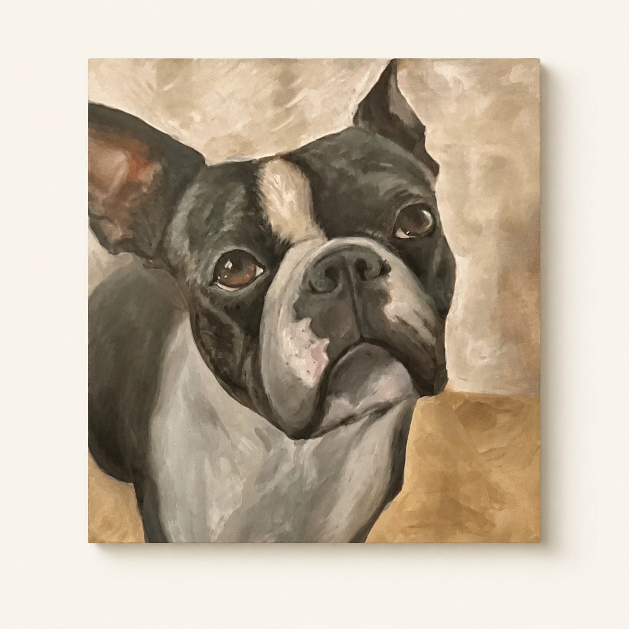 Dunkin II: Boston Terrier Portrait - Fine Art Print