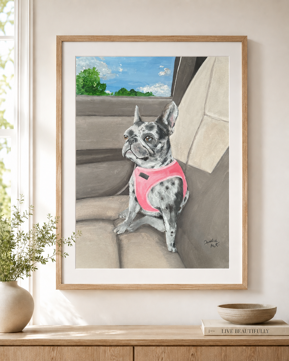 Georgie: Frenchton Portrait - Fine Art Print