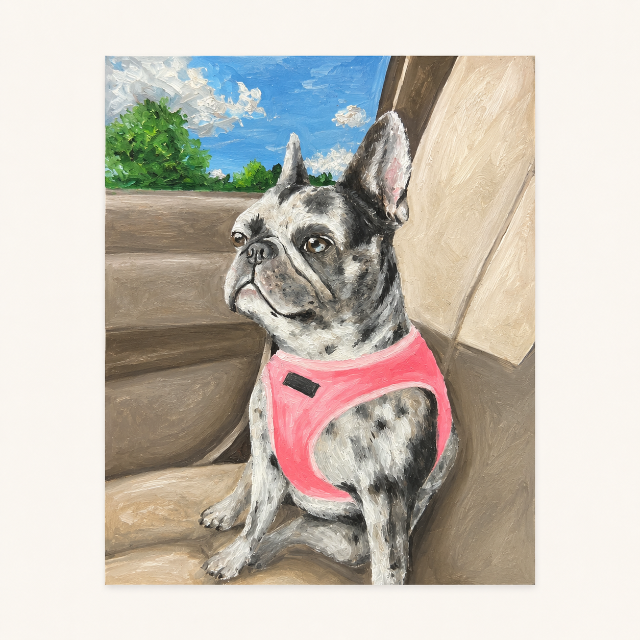 Georgie: Frenchton Portrait - Fine Art Print